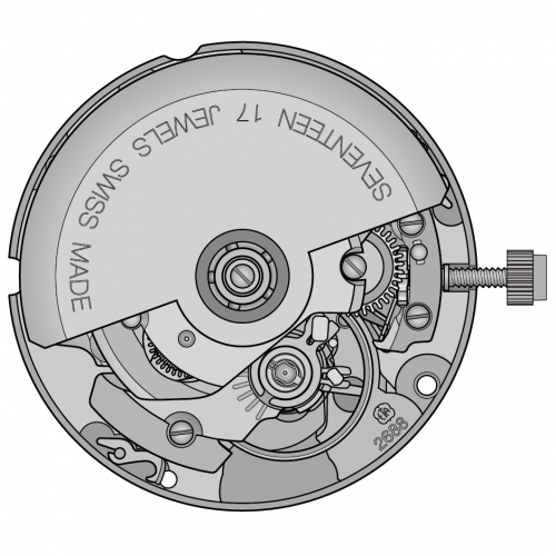 Картинка ETA 2688 - механизм для часов механический 8 ¾, Швейцария