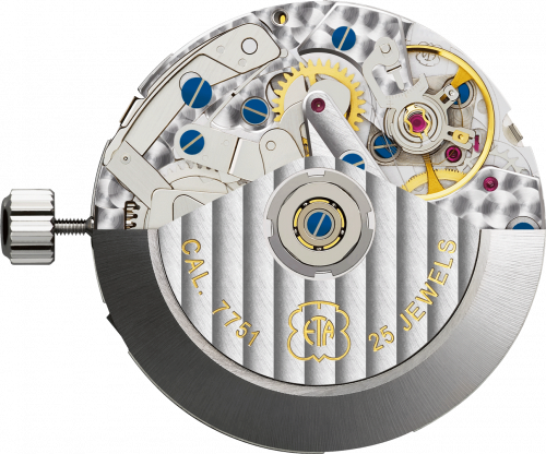 Картинка ETA 7751 Mecaline specialities - механизм для часов механический 13 ½, Швейцария