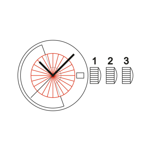 Картинка Механизм SELLITA SW331-2 - механизм для часов механический 11 ½, Швейцария