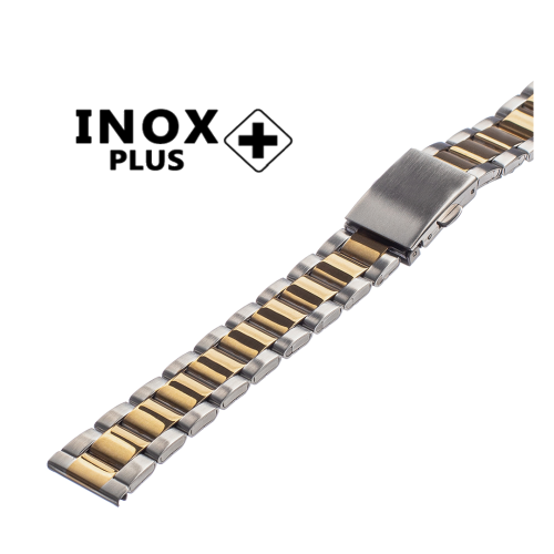 Картинка INOX PLUS V-208 Bicolor - браслет для часов, сталь, Китай