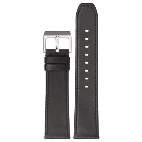 Stailer Premium 5771 Flex - ремешок для часов чёрный, кожа horween aniline latigo (сша), гладкий, Германия - мастерская «Часовая Скорая Помощь». Картинка Stailer Premium 5771 Flex - ремешок для часов чёрный, кожа horween aniline latigo (сша), гладкий, Германия