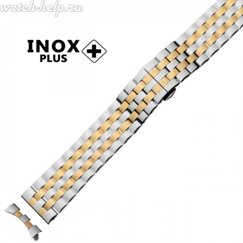 Картинка INOX PLUS S-703 Bicolor - браслет для часов, сталь, Китай