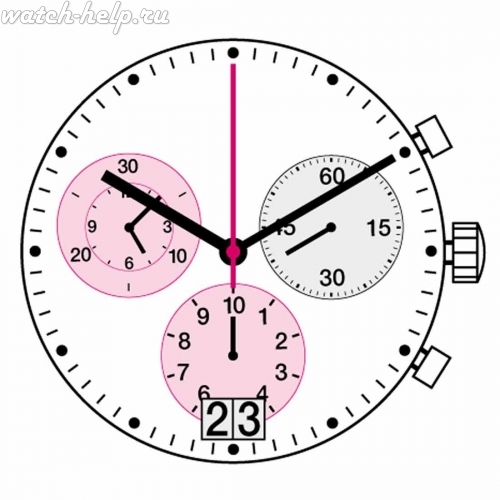 Картинка RONDA 5050.B Startech 5000 - механизм для часов кварцевый 12 ½, Швейцария