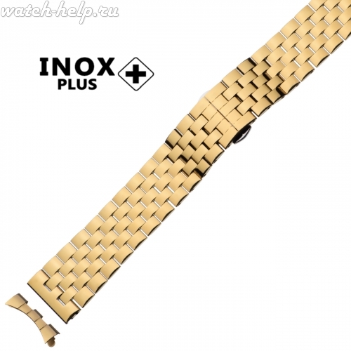 Картинка INOX PLUS S-703 IPGold - браслет для часов, сталь, Китай