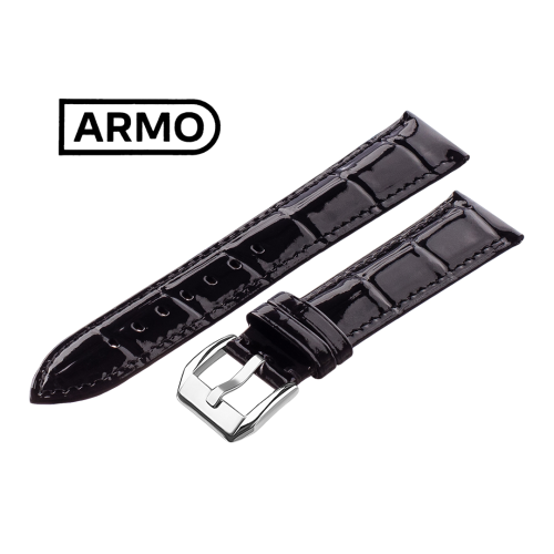 ARMO 4902 - ремешок для часов коричневый, кожа, аллигатор - мастерская «Часовая Скорая Помощь». Картинка ARMO 4902 - ремешок для часов коричневый, кожа, аллигатор