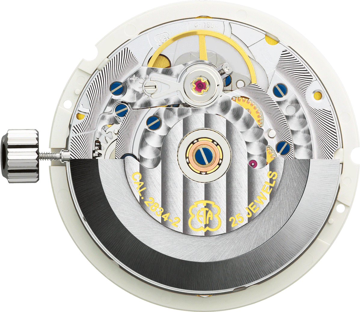 Картинка ETA 2834-2 Mecaline standard - механизм для часов механический 13, Швейцария