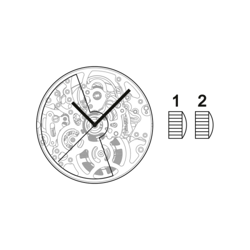 Картинка Механизм SELLITA SW300-1 S A - механизм для часов механический 11 ½, Швейцария