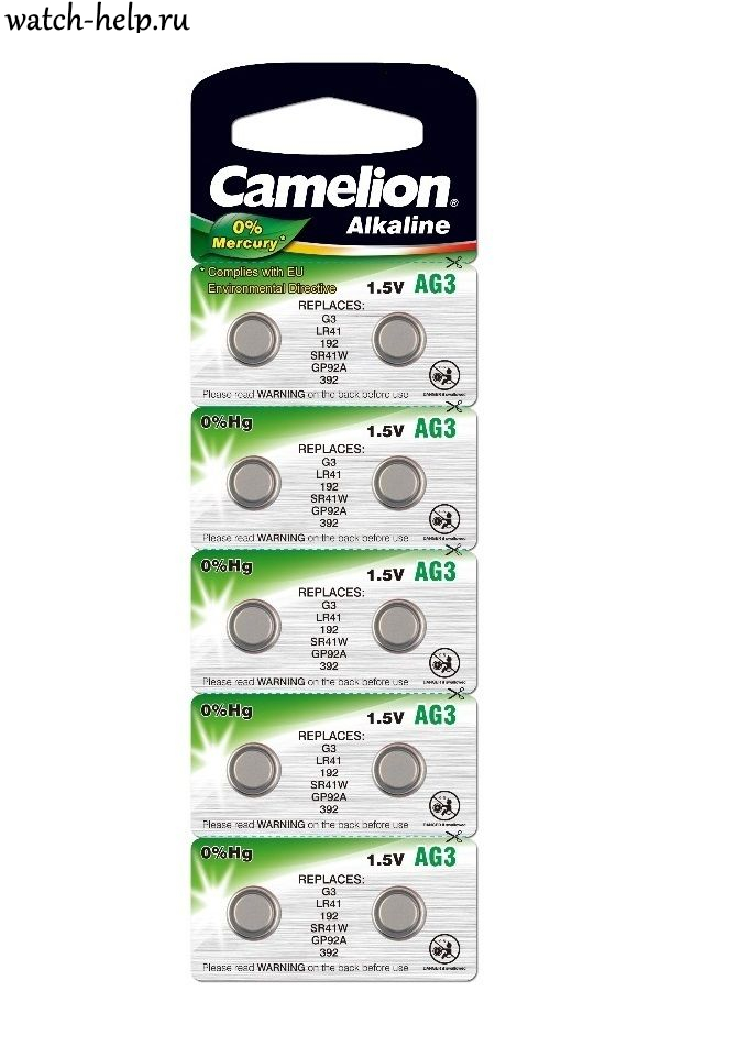 Картинка CAMELION G3 - 1 шт. - батарейка, 3.6 мм x 7.9 мм 1.5 v 40 mah, Китай