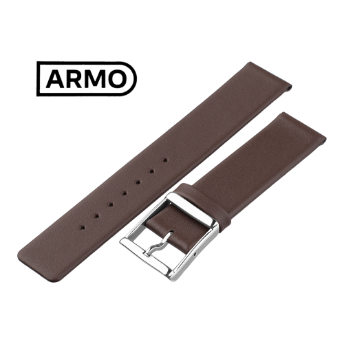 ARMO 4902 - ремешок для часов коричневый, кожа, аллигатор - мастерская «Часовая Скорая Помощь». Картинка ARMO 4902 - ремешок для часов коричневый, кожа, аллигатор