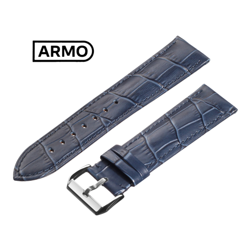 Картинка ARMO 4902 - ремешок для часов коричневый, кожа, аллигатор