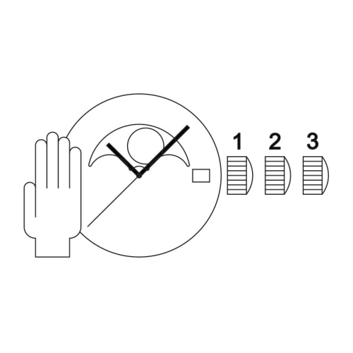 Картинка Механизм SELLITA SW288-1 M A - механизм для часов механический 11 ½, Швейцария