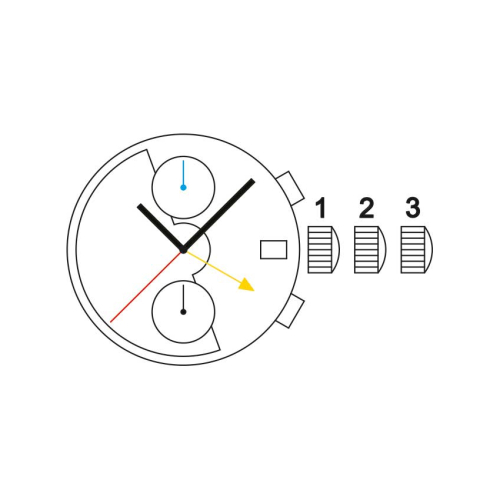 Картинка Механизм SELLITA SW536 - механизм для часов механический 13 ¼, Швейцария