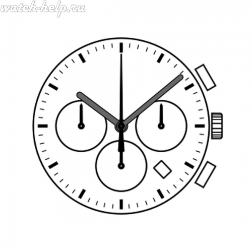 Картинка TMI NE88 Premium mechanical movement (ne) - механизм для часов механический 12 ½, Япония