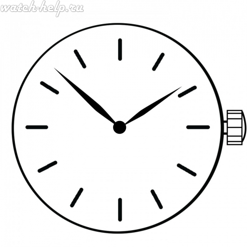 Картинка ISA 127/1301 (127B) Tronic - механизм для часов кварцевый 7 ¾, Швейцария