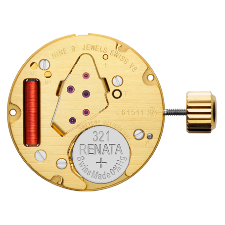 Картинка ETA E61.511 - механизм для часов кварцевый 8 ¼, Швейцария
