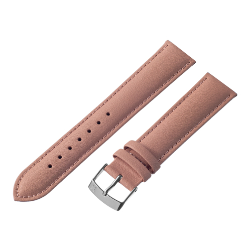 Картинка Ремешок MODENO серия A000 - ремешок для часов белый, кожа, гладкий, Китай