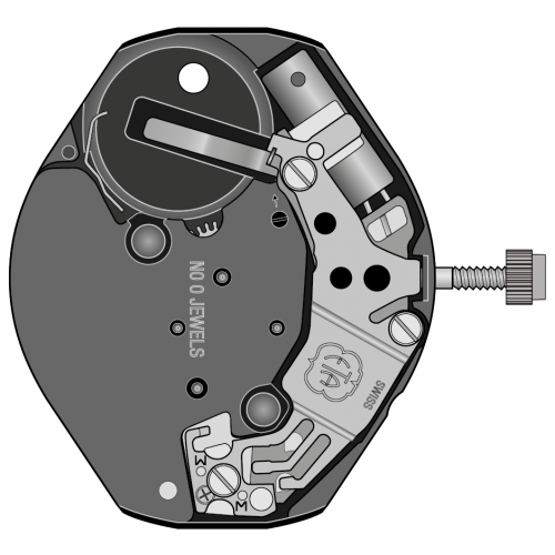 Картинка ETA 802.101 - механизм для часов кварцевый 6 ¾ × 8, Швейцария