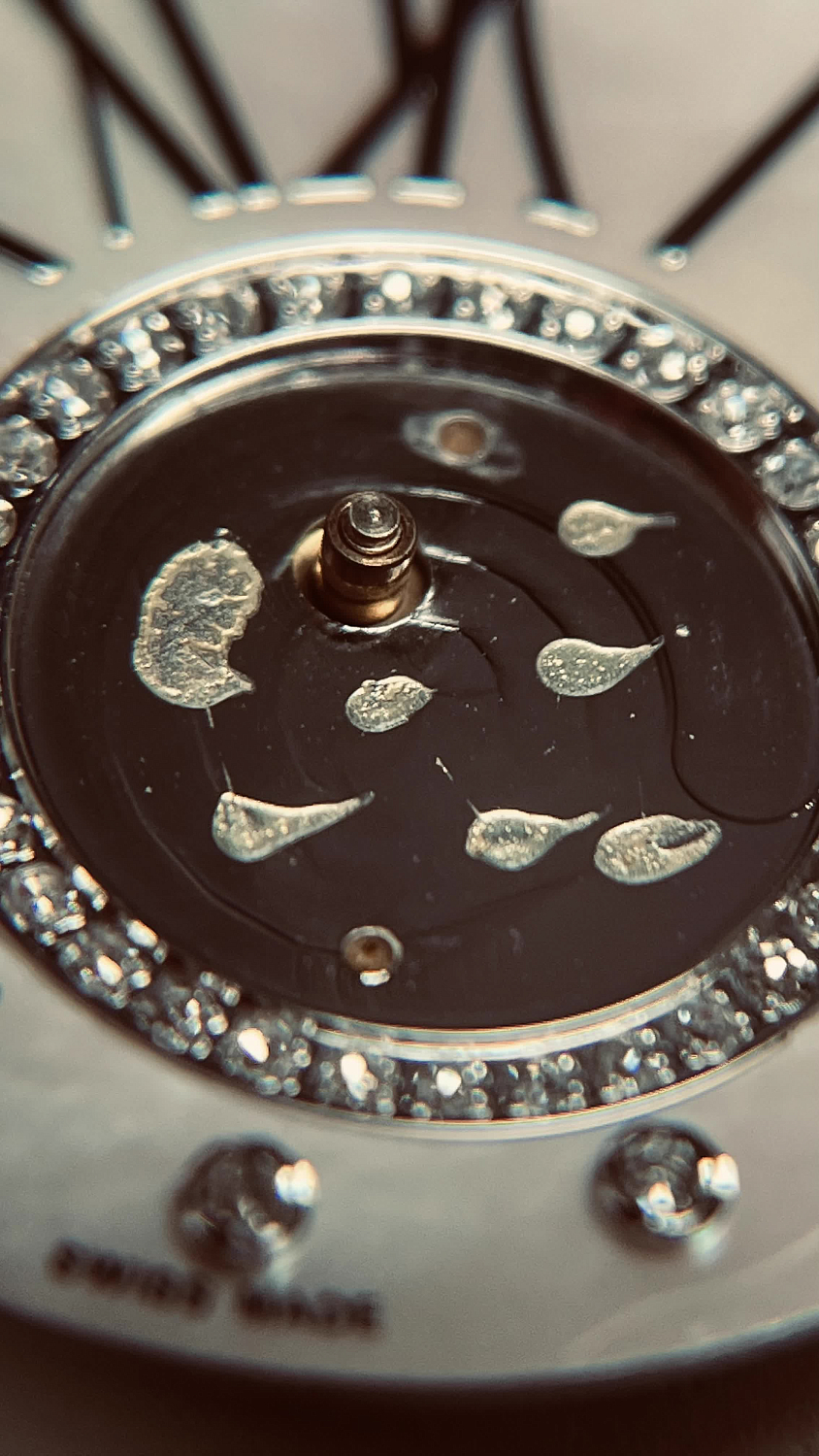 Ремонт циферблата на часах Korloff 25.10.22