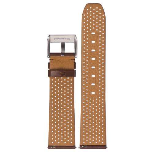 Stailer Premium 5762 Flex - ремешок для часов коричневый, кожа horween aniline latigo (сша), гладкий, Германия - мастерская «Часовая Скорая Помощь». Картинка Stailer Premium 5762 Flex - ремешок для часов коричневый, кожа horween aniline latigo (сша), гладкий, Германия