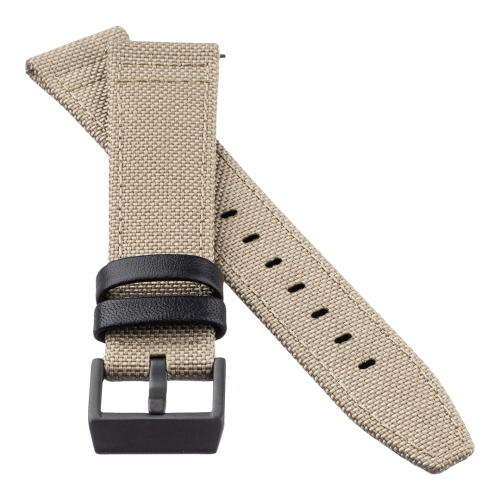 Картинка Stailer Premium 7408 Cordura fabric - ремешок для часов хаки/чёрный, кордура, кордура, Германия