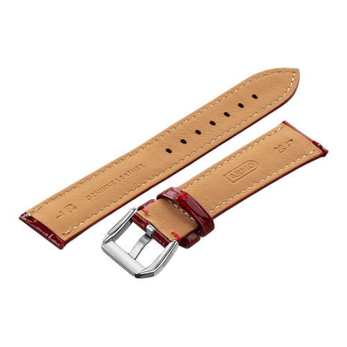 ARMO 4902 - ремешок для часов коричневый, кожа, аллигатор - мастерская «Часовая Скорая Помощь». Картинка ARMO 4902 - ремешок для часов коричневый, кожа, аллигатор