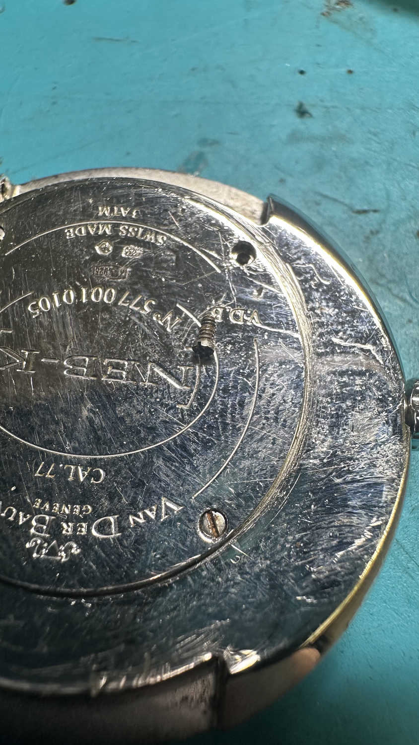 Замена батарейки Van Der Bauwede 15.03.23