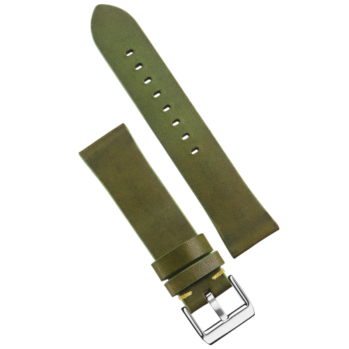 Stailer Premium 5958 Select - ремешок для часов зелёный, премиальная кожа full grain растительного дубления, гладкий, Германия - мастерская «Часовая Скорая Помощь». Картинка Stailer Premium 5958 Select - ремешок для часов зелёный, премиальная кожа full grain растительного дубления, гладкий, Германия