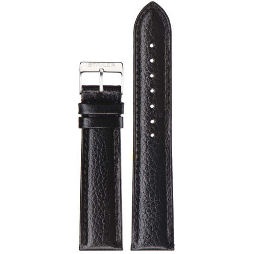 Картинка Stailer 1601 Original - ремешок для часов чёрный, кожа, буйвол, Германия