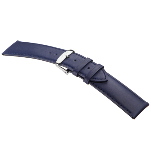 Картинка Stailer Premium 6067 Vintage - ремешок для часов синий, итальянская кожа растительного дубления, гладкий, Германия