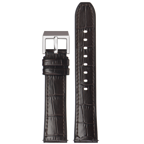 РStailer Premium 6192 Max endurance classic - ремешок для часов коричневый, итальянская кожа растительного дубления, аллигатор, Германия - мастерская «Часовая Скорая Помощь». Картинка РStailer Premium 6192 Max endurance classic - ремешок для часов коричневый, итальянская кожа растительного дубления, аллигатор, Германия