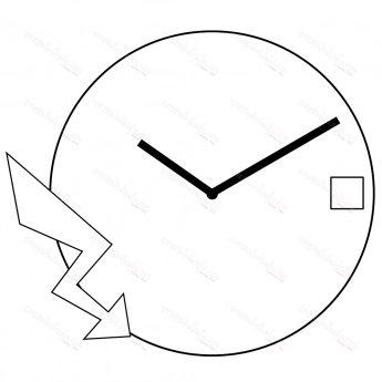 Картинка ETA 210.411 - механизм для часов кварцевый 10 ½, Швейцария