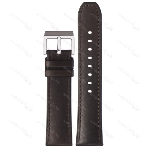 Картинка Stailer Premium 6182 Max endurance classic haas - ремешок для часов коричневый, кожа двойного дубления от tanneries haas (франция), гладкий, Германия