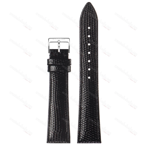 Картинка Stailer 8701 Original - ремешок для часов чёрный, кожа, ящерица, Германия