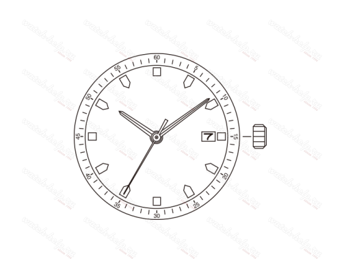 Картинка MIYOTA 8315 Standard automatic - механизм для часов механический 11 ½, Япония