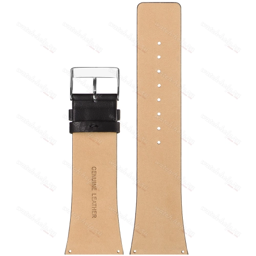 Картинка SKAGEN - SKW6003 OEM Stailer - ремешок для часов чёрный, натуральная кожа телёнка, гладкий, Германия