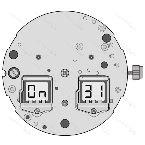 Картинка ETA 251.265 - механизм для часов кварцевый 13 ¼, Швейцария