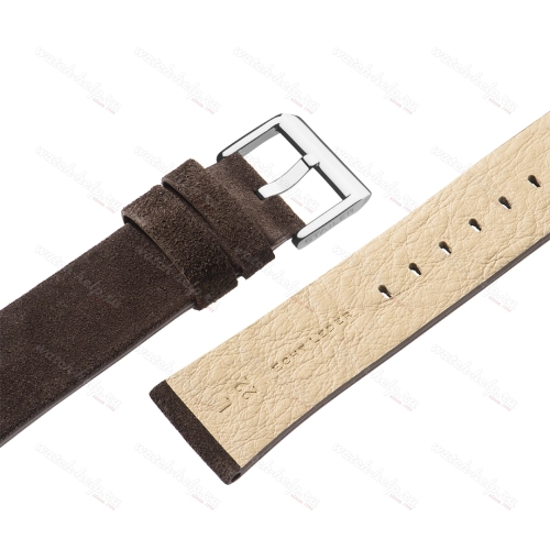 Картинка Stailer Premium 5732 Alaska - ремешок для часов коричневый, итальянская кожа растительного дубления, замша, Германия