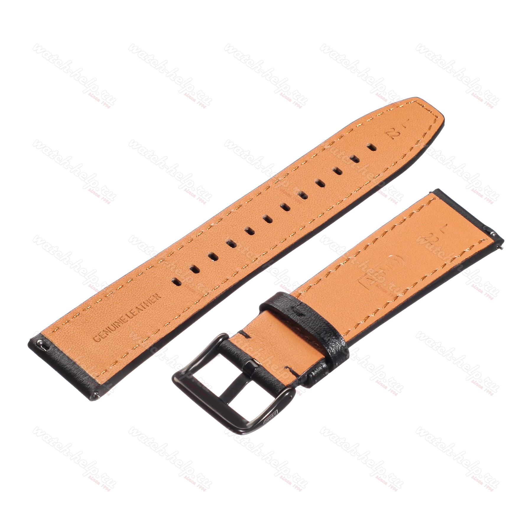 Кожаный ремешок для часов, ARMO Серия - 9701 - 22 L