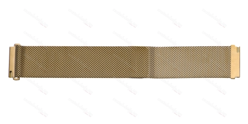 Картинка Сетка Gold - браслет для часов лимонное золото, сталь