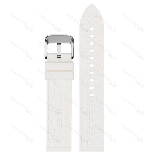 Картинка Stailer Caoutchouc CS580 Caoutchouc - ремешок для часов белый, каучук, гладкий, Германия