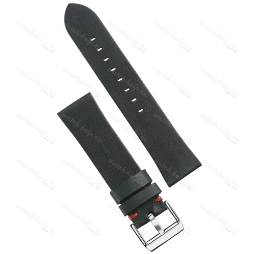 Картинка Stailer Premium 5968 Select - ремешок для часов зелёный, премиальная кожа full grain растительного дубления, гладкий, Германия