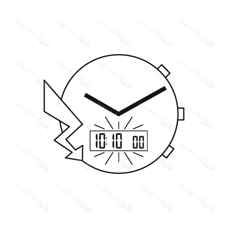 Картинка ETA E48.341 - механизм для часов кварцевый 15 ½, Швейцария