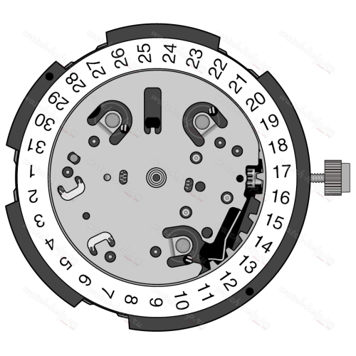 Картинка ETA G10.211 Quartz fashionline - механизм для часов кварцевый 13 ¼, Швейцария