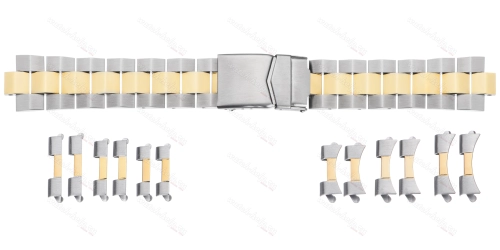 Картинка Stailer BS-84002 IPG Bicolor - браслет для часов комбинированный, сталь, Германия