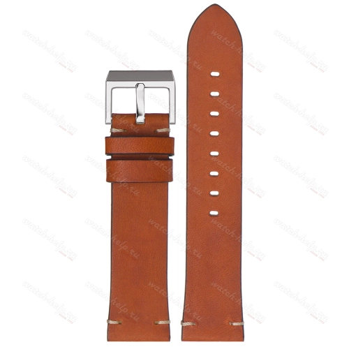 Картинка Stailer Premium 5975 Select - ремешок для часов коричневый, премиальная кожа full grain растительного дубления, гладкий, Германия