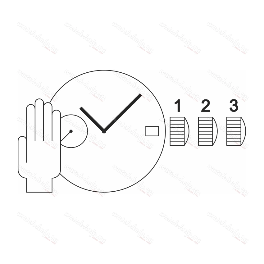Картинка Механизм SELLITA SW219-1 - механизм для часов механический 11 ½, Швейцария