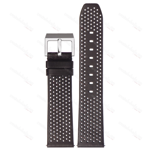 Картинка Stailer Premium 5761 Flex - ремешок для часов чёрный, кожа horween aniline latigo (сша), гладкий, Германия