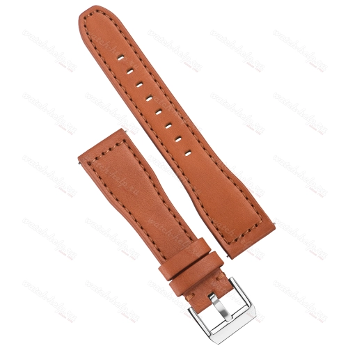 Картинка Stailer Premium 6445 Aviator new - ремешок для часов светло-коричневый, премиальная кожа full grain растительного дубления, гладкий, Германия