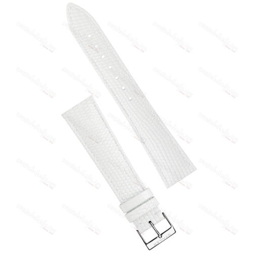 Картинка Stailer 8700 Original - ремешок для часов белый, кожа, ящерица, Германия