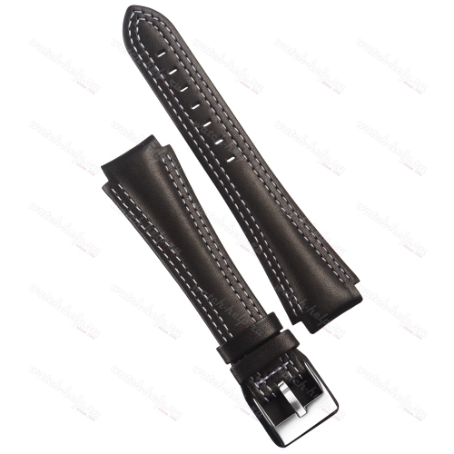 Картинка Stailer Premium 5071 Navigator - ремешок для часов чёрный, итальянская кожа растительного дубления, гладкий, Германия